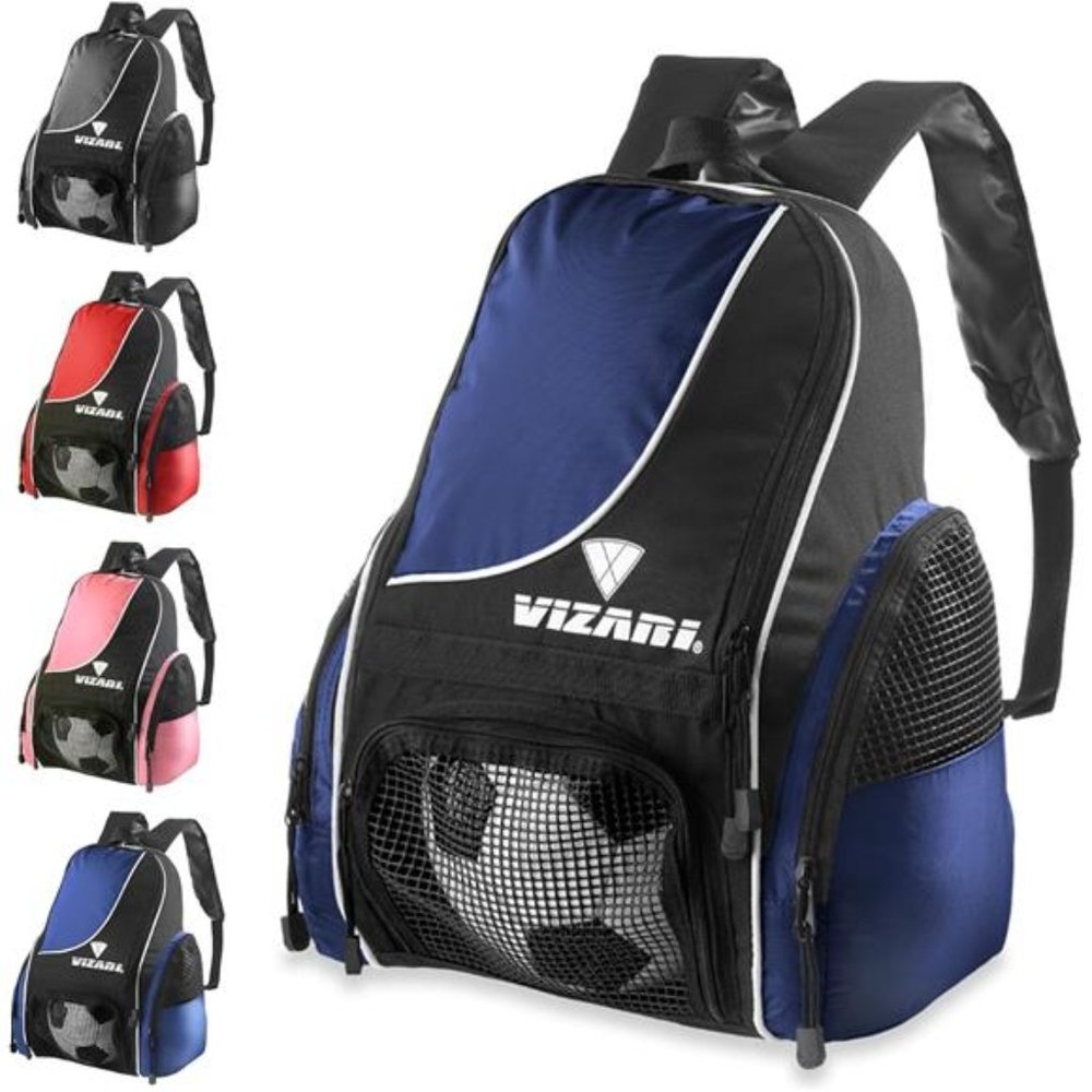 Solano Soccer Backpack With Ball Compartment and Vented Ball Pocket